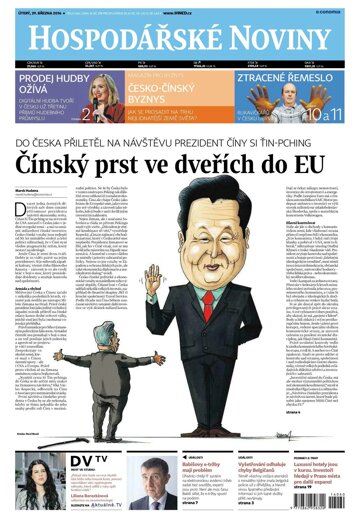 Obálka e-magazínu Hospodářské noviny 060 - 29.3.2016