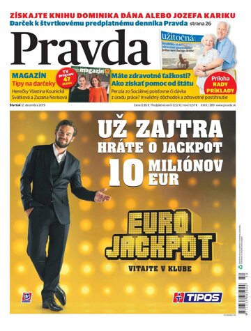 Obálka e-magazínu Pravda 12. 12. 2019