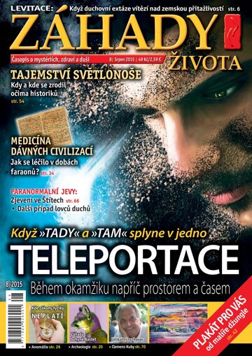 Obálka e-magazínu Záhady života 8/2015