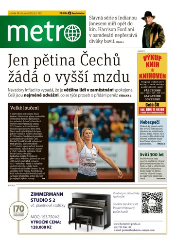 Obálka e-magazínu deník METRO 28.6.2023