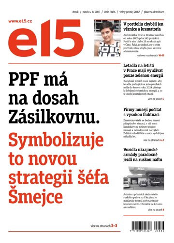 Obálka e-magazínu E15 4.8.2023