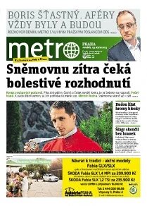 Obálka e-magazínu deník METRO 19.8.2013