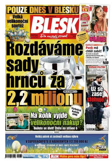 Obálka e-magazínu Blesk 3.4.2015