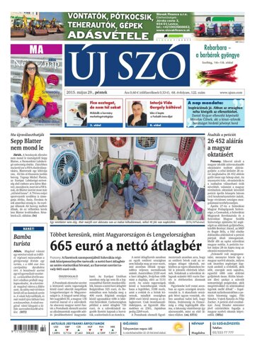 Obálka e-magazínu Új Szó 29.5.2015