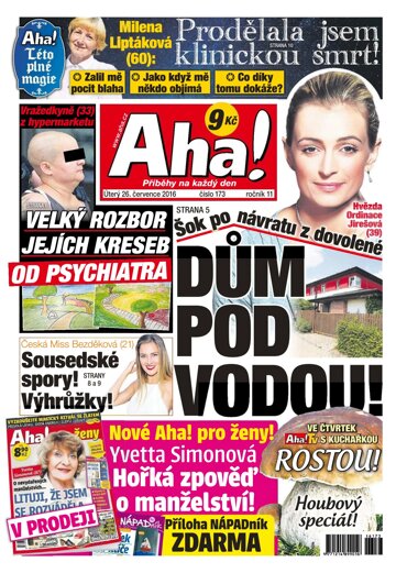 Obálka e-magazínu AHA! 26.7.2016