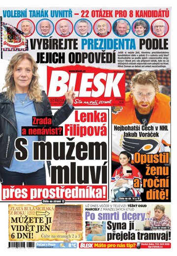 Obálka e-magazínu Blesk 10.1.2018