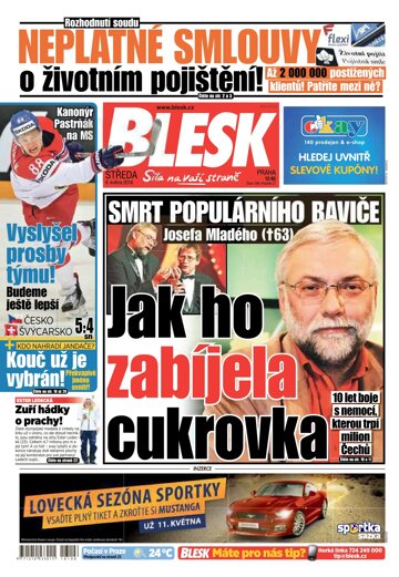 Obálka e-magazínu Blesk 9.5.2018