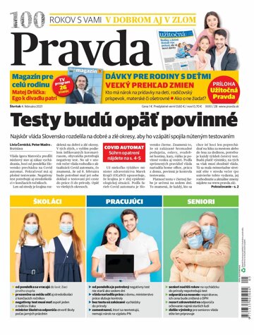 Obálka e-magazínu Pravda Dennik 4. 2. 2021