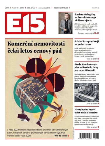 Obálka e-magazínu E15 2.1.2023