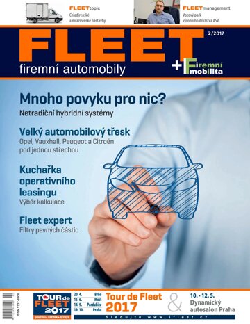 Obálka e-magazínu FLEET firemní automobily 2/2017