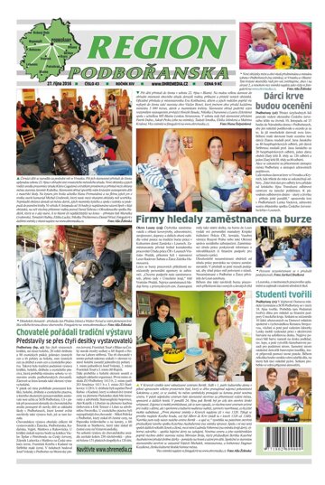 Obálka e-magazínu Region Podbořanska 43/2016