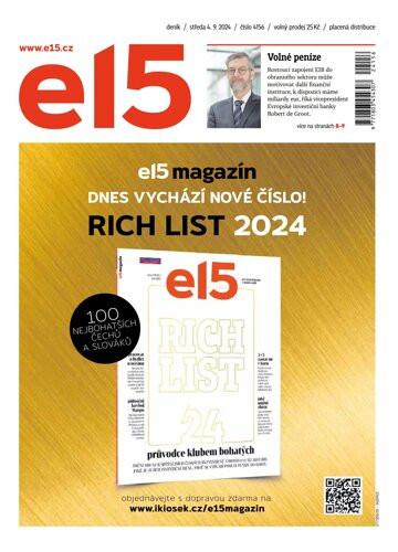 Obálka e-magazínu E15 4.9.2024