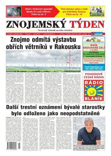 Obálka e-magazínu Znojemský týden 45/2024