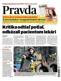 Obálka e-magazínu Pravda 25.2.2014