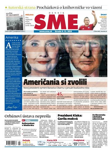 Obálka e-magazínu SME 9.11.2016-1