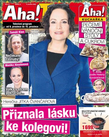 Obálka e-magazínu AHA! Tv - 8.12.2016