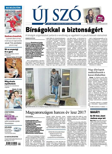 Obálka e-magazínu Új Szó 5.1.2017