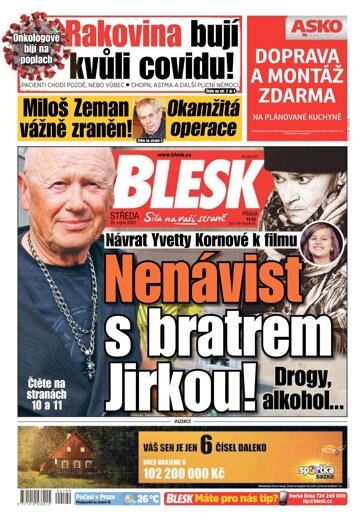 Obálka e-magazínu Blesk 26.8.2020