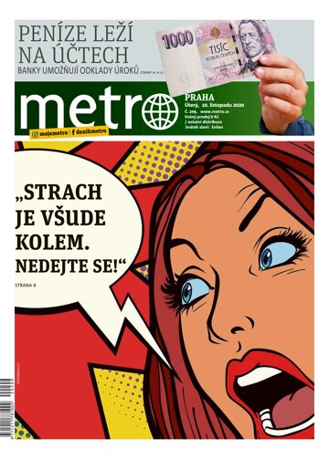 Obálka e-magazínu deník METRO 10.11.2020