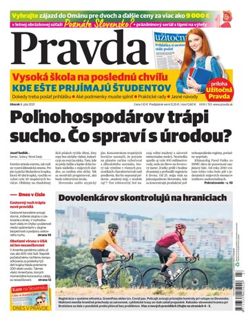 Obálka e-magazínu Pravda Dennik 6. 7. 2021