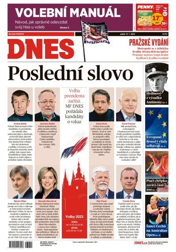 Obálka e-magazínu MF Dnes 13.1.2023