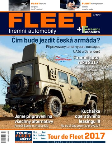 Obálka e-magazínu FLEET firemní automobily 3/2017