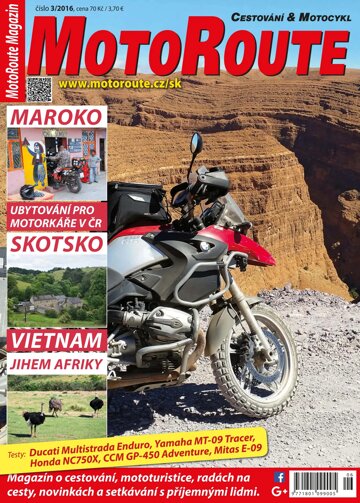 Obálka e-magazínu MotoRoute Magazín 3/2016