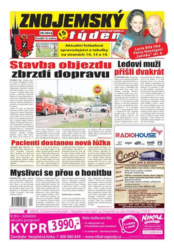 Obálka e-magazínu Znojemský týden 20/2016