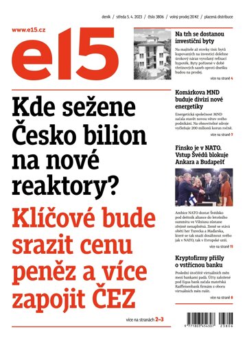 Obálka e-magazínu E15 5.4.2023