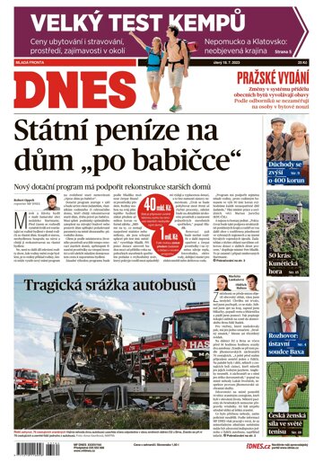 Obálka e-magazínu MF Dnes 18.7.2023