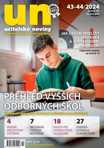 Obálka e-magazínu Učitelské noviny 43-44/2024