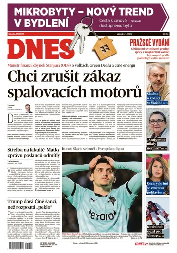 Obálka e-magazínu MF Dnes 24.1.2025