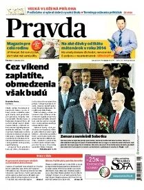 Obálka e-magazínu Pravda 30. 1. 2014