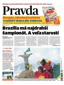 Obálka e-magazínu Pravda 13.6.2014