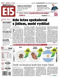 Obálka e-magazínu E15 4.7.2014