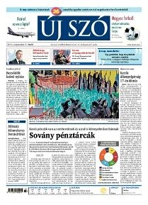 Obálka e-magazínu Új Szó 9.9.2014