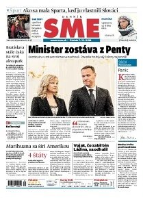 Obálka e-magazínu SME 7.11.2014