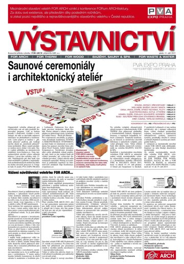 Obálka e-magazínu Hospodářské noviny - příloha 177 - 11.9.2015 Výstavnictví