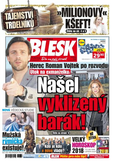 Obálka e-magazínu Blesk 14.12.2017