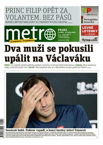 Obálka e-magazínu deník METRO 21.1.2019