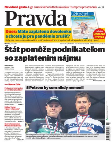 Obálka e-magazínu Pravda 9. 6. 2020