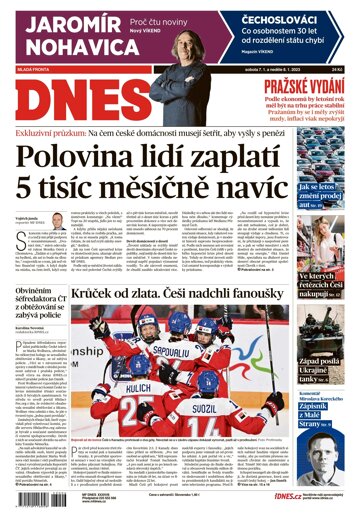 Obálka e-magazínu MF Dnes 7.1.2023