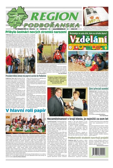 Obálka e-magazínu Region Podbořanska 46/2016