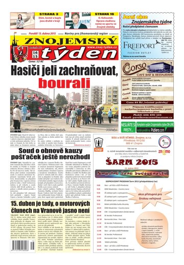 Obálka e-magazínu Znojemský týden 16 / 2015