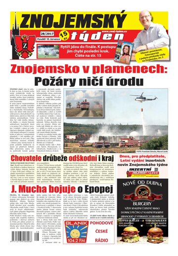 Obálka e-magazínu Znojemský týden 28/2017