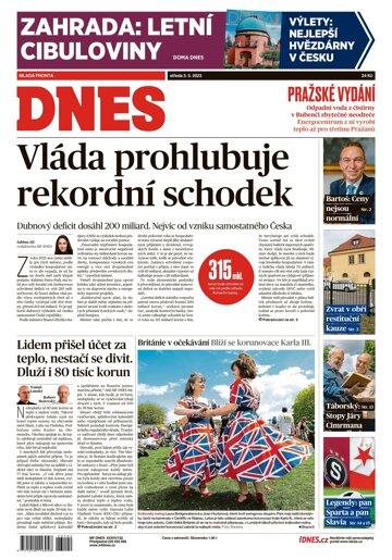 Obálka e-magazínu MF Dnes 3.5.2023