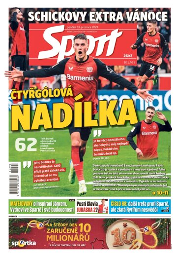 Obálka e-magazínu Sport 23.12.2024