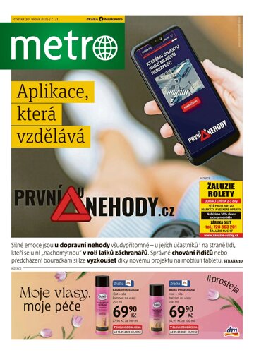 Obálka e-magazínu deník METRO 30.1.2025