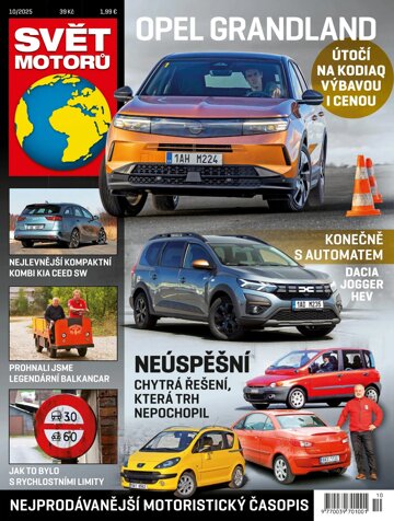 Obálka e-magazínu Svět motorů 10/2025