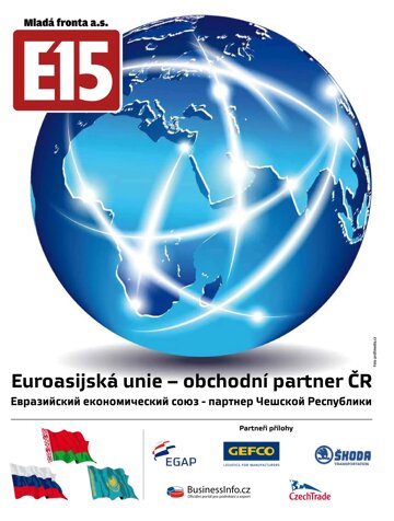 Obálka e-magazínu Euroasijská unie – obchodní partner ČR 10.12.2014